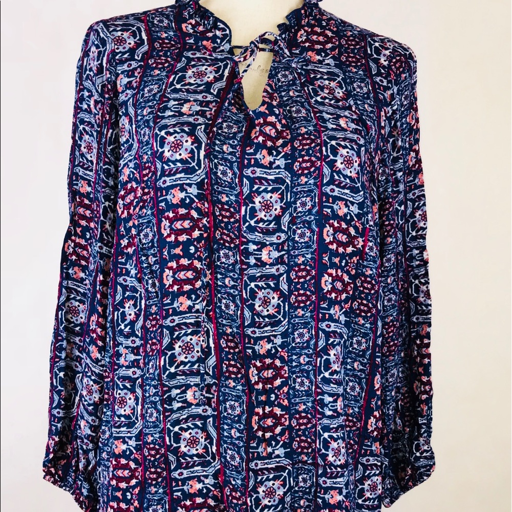 Style & co shirt Santa Fe V-Neck Sz 0X 3X AA24